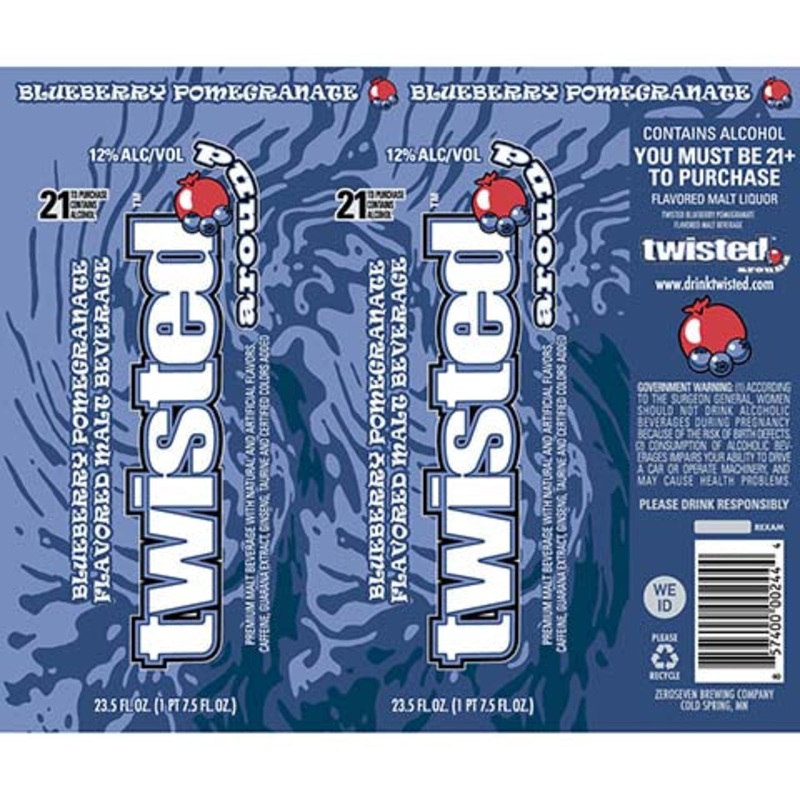 Twisted Tea Around Blueberry Pomegranate 23.5OZ SINGLE CAN