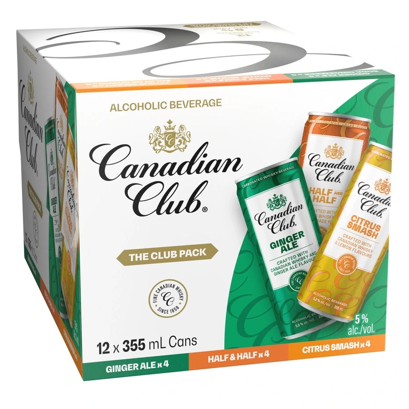 CANADIAN CLUB CLUB PACK 355ML 12PK CAN @ Kelowna [1056150] 4260 ml