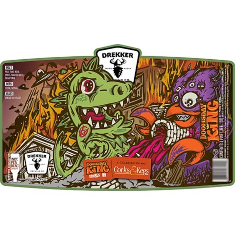 Drekker Doomsday King DIPA 16OZ SINGLE CAN