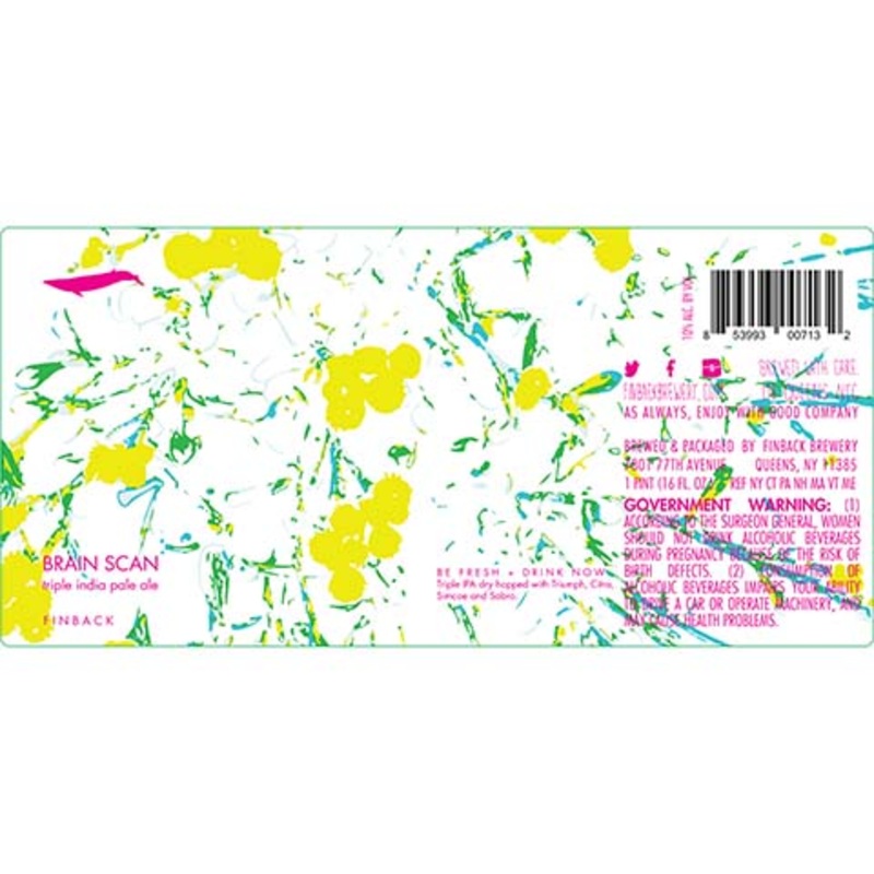 Finback Brain Scan TIPA 16OZ SINGLE CAN