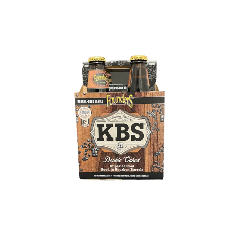 Founders KBS BA Series 4 Pack Bottles Double Oaked