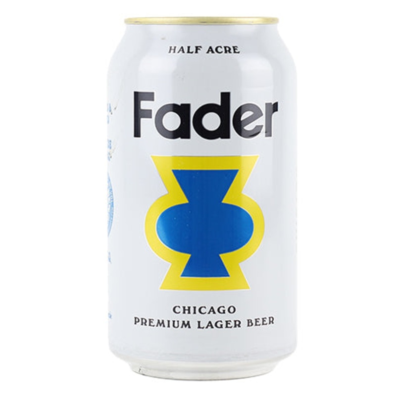 Half Acre Fader Chicago Premium Lager 12OZ SINGLE CAN
