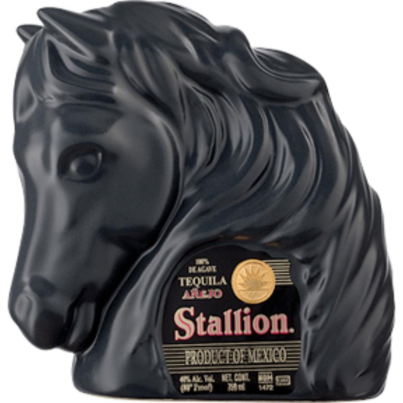 Stallion Anejo Ceramic Tequila