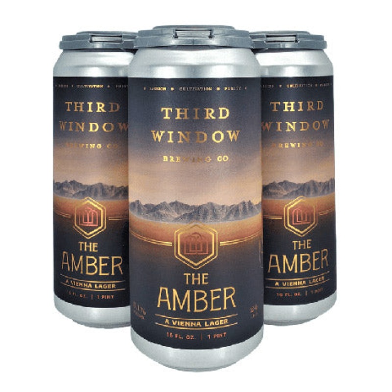 Third Window 'The Amber' Lager 16OZ SINGLE CAN