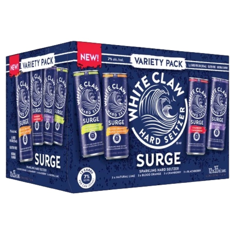 WHITE CLAW HARD SELTZER SURGE MIXER 355ML 12PK CAN @ St. Albert [1042348] 4260 ml