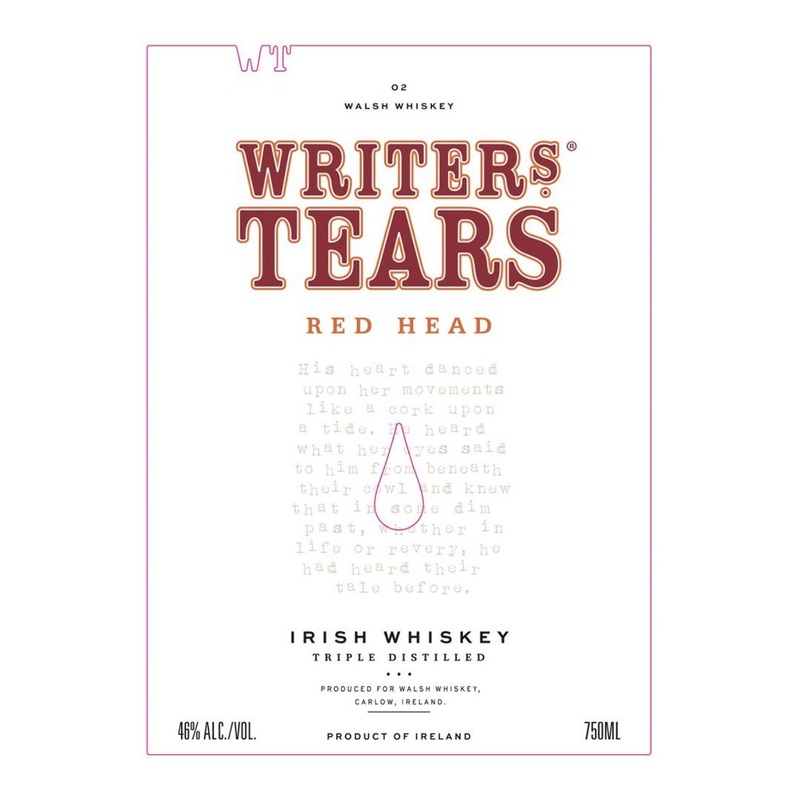 Writer's Tears Red Head Irish Whisky