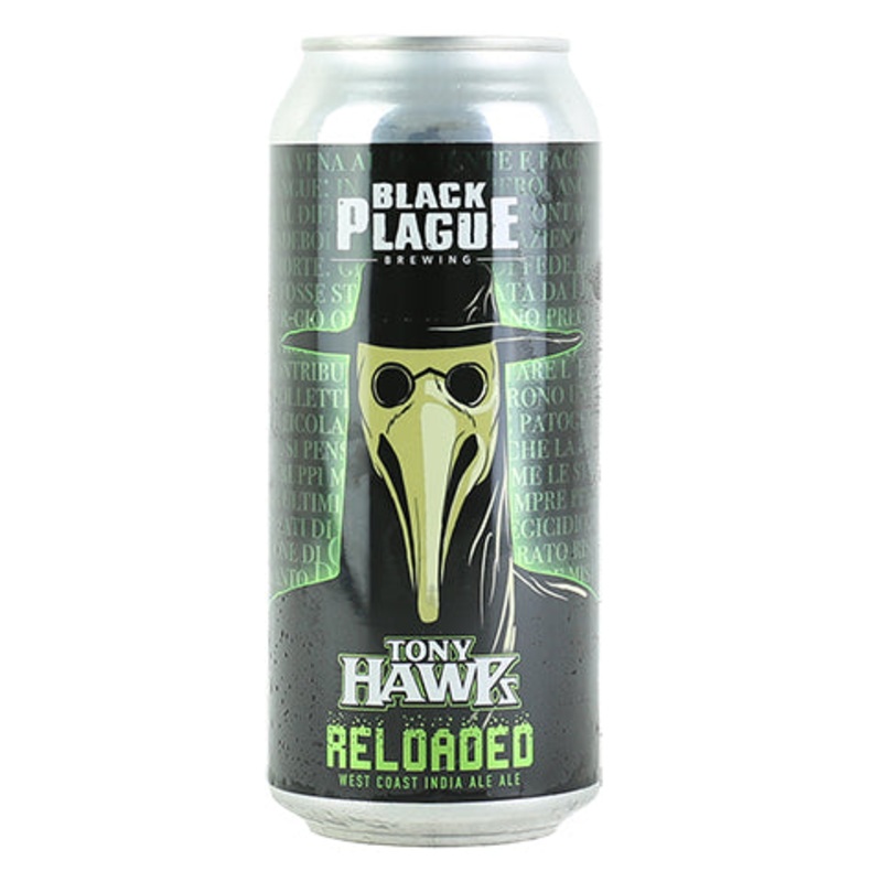 Black Plague Tony Hawps Reloaded IPA 16OZ SINGLE CAN