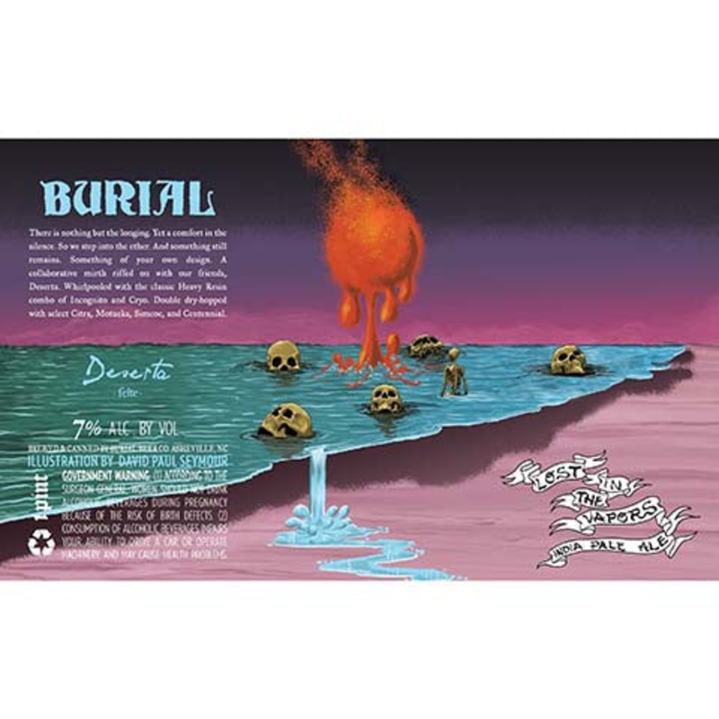 Burial Lost In The Vapors IPA 16OZ SINGLE CAN