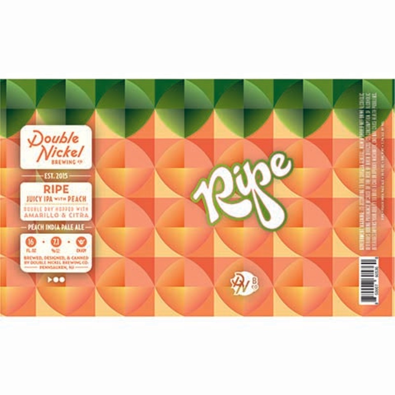 Double Nickel Ripe Juicy IPA (Peach) 16OZ SINGLE CAN