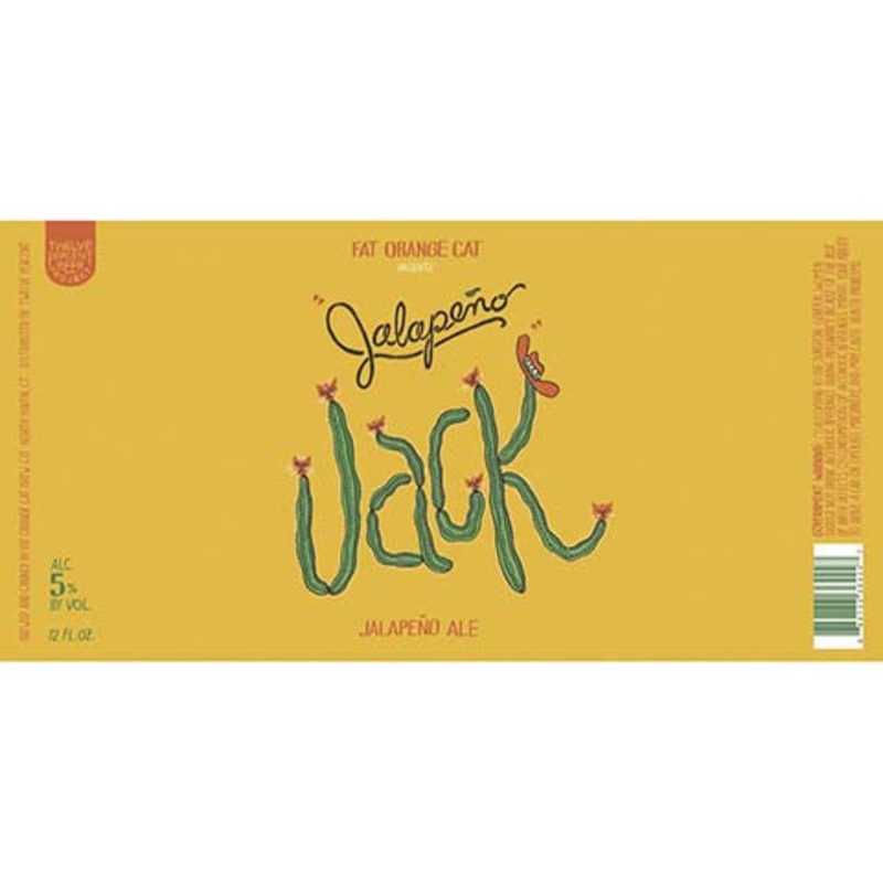 Fat Orange Cat Jalapeo Ale 12OZ SINGLE CAN