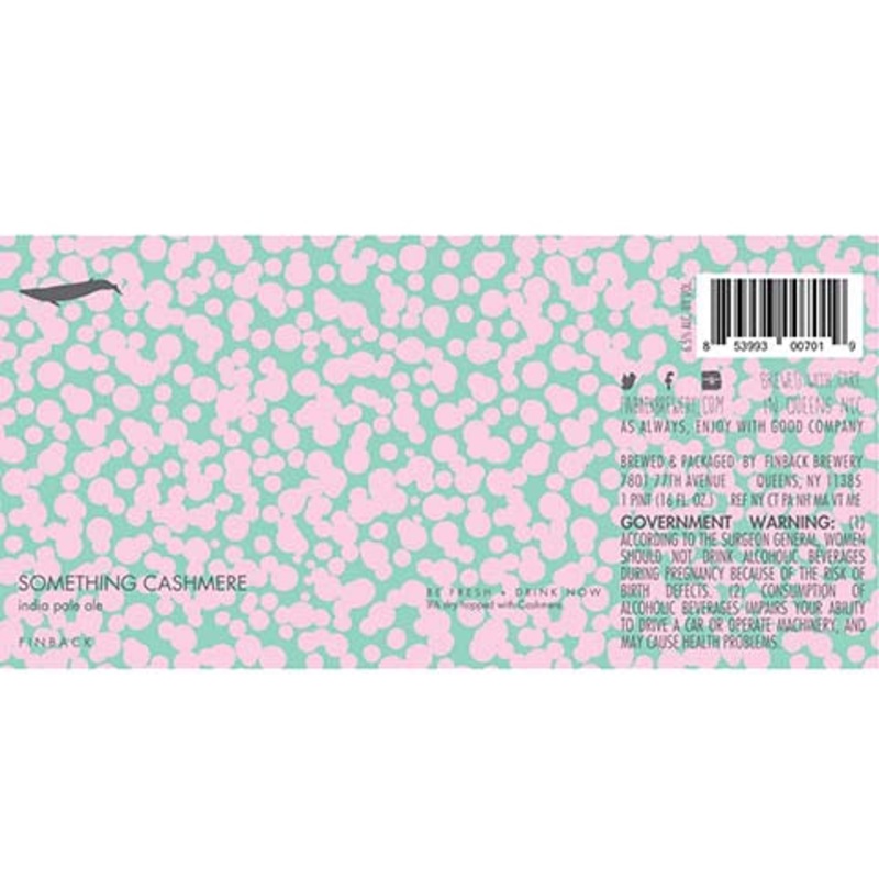 Finback Something Cashmere IPA 16OZ SINGLE CAN