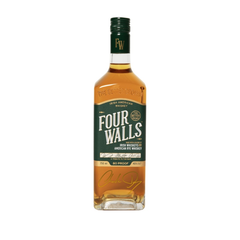 FOUR WALLS WHISKEY IRISH & AMERICAN BLEND 80 750ML 750ML