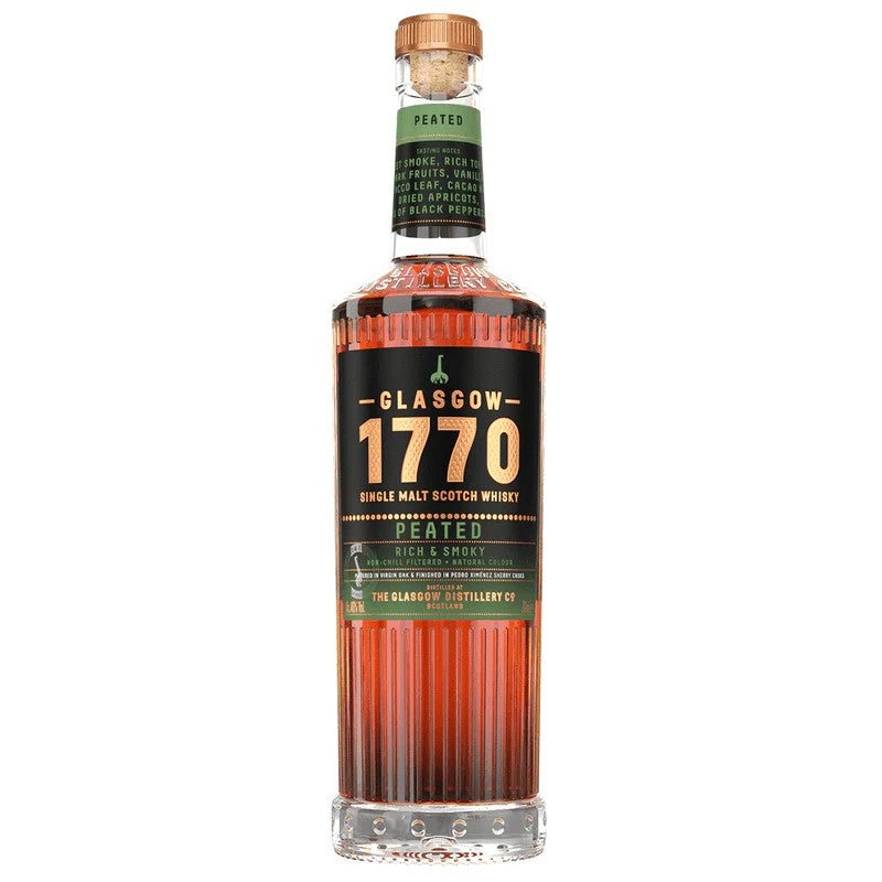 Glasgow 1770 Peated Single Malt Scotch Whisky 750ML BTL