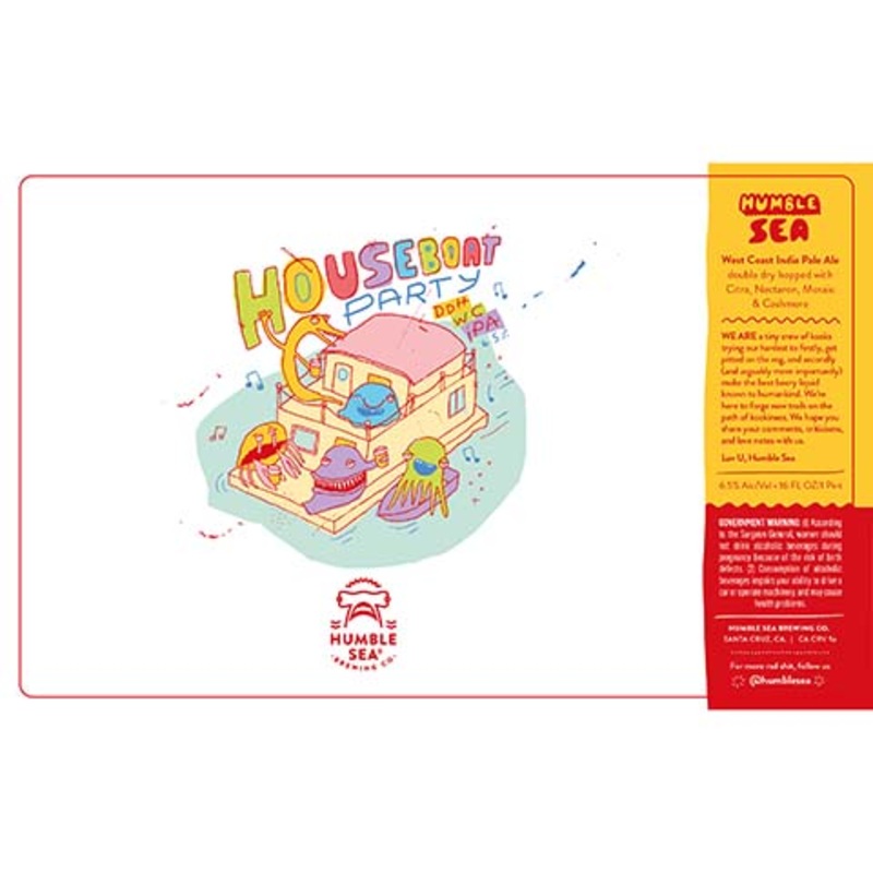 Humble Sea Houseboat Party West Coast IPA 16OZ SINGLE CAN