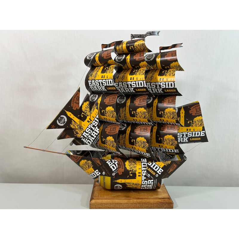 Lakefront Brewery Eastside Dark Beer Can Ship