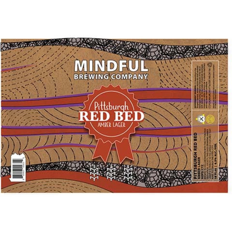 Mindful Pittsburgh Red Bed Amber Lager 16OZ SINGLE CAN