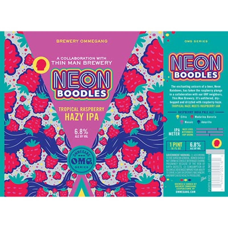 Ommegang Neon Boodles Hazy IPA 16OZ SINGLE CAN