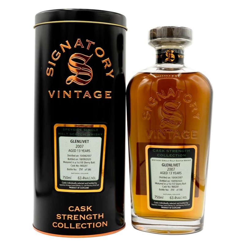 Signatory Single Cask Glenlivet 13YR (Cask #900281)