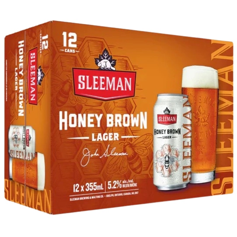 SLEEMAN HONEY BROWN LAGER 355ML 12PK CAN @ Township [1012061] 4260 ml