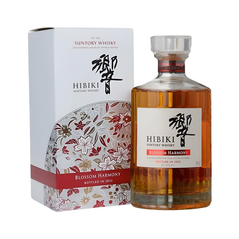 Suntory Hibiki Blossom Japanese Harmony Whisky 2022 Release 750ml