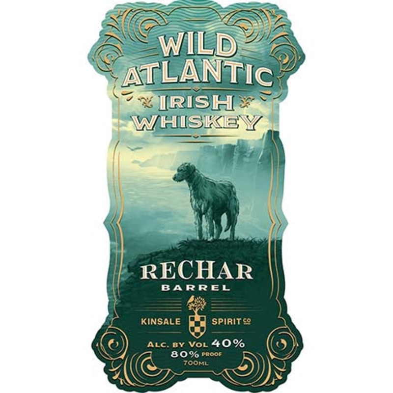 Wild Atlantic Rechar Barrel Irish Whiskey 700ML BTL