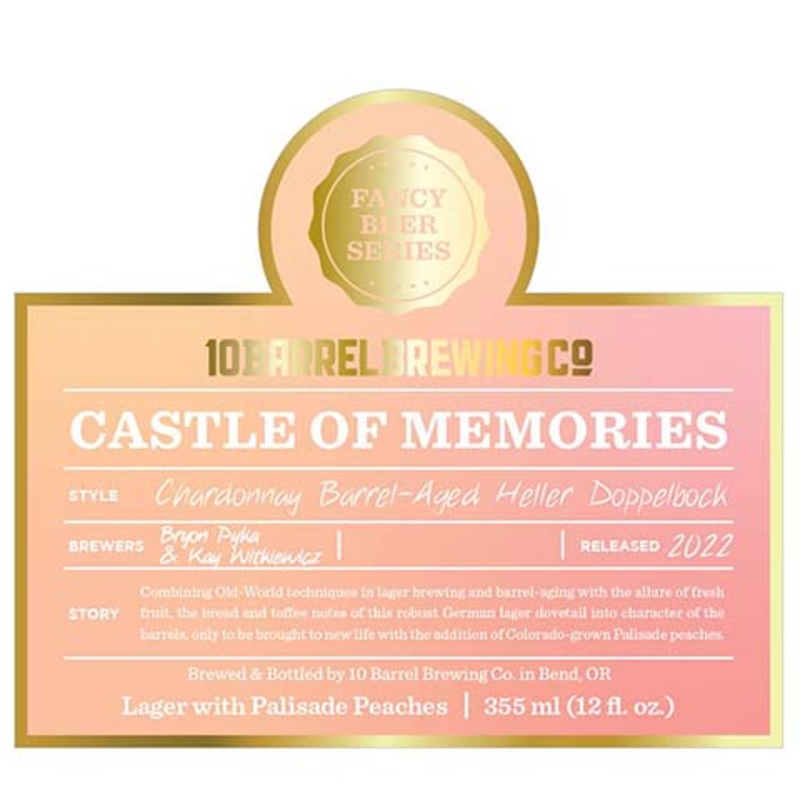 10 Barrel Castle Of Memories Lager 12OZ SINGLE BTL