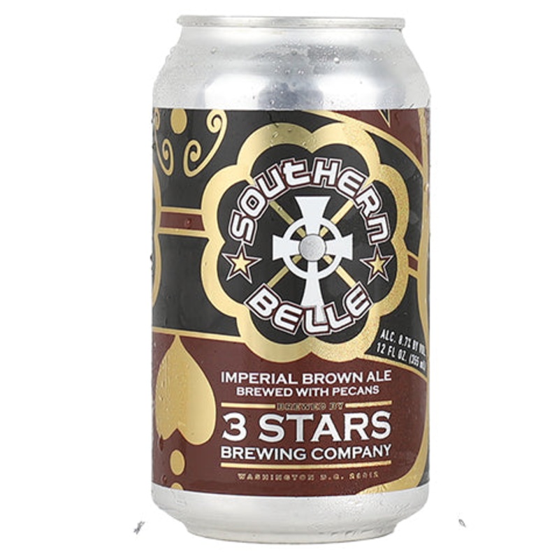 3 Stars Southern Belle Imperial Brown Ale 12OZ SINGLE CAN