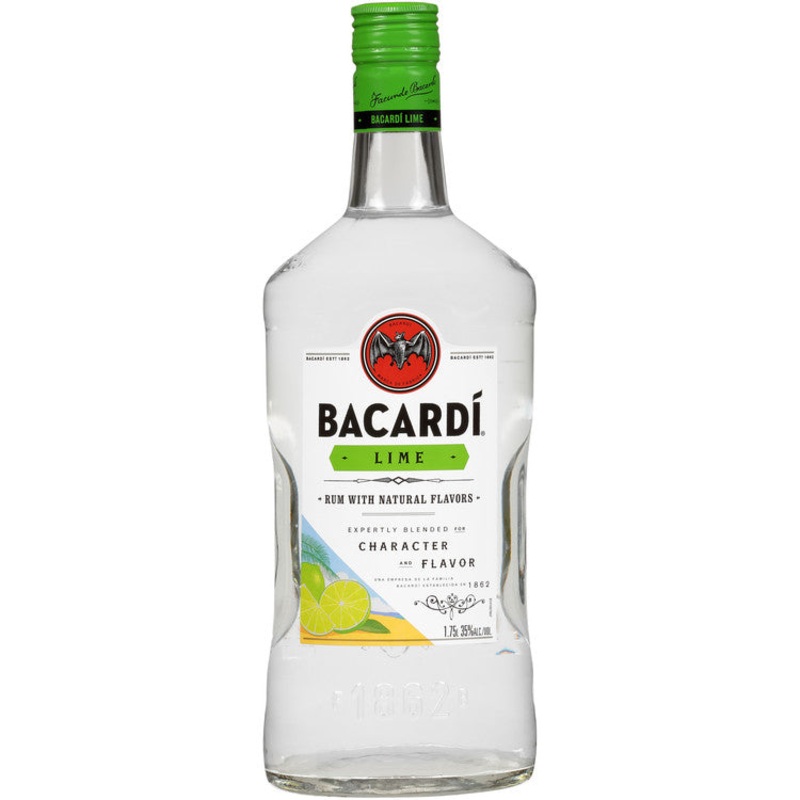 BACARDI LIME FLAVORED RUM 70 750ML 750ML