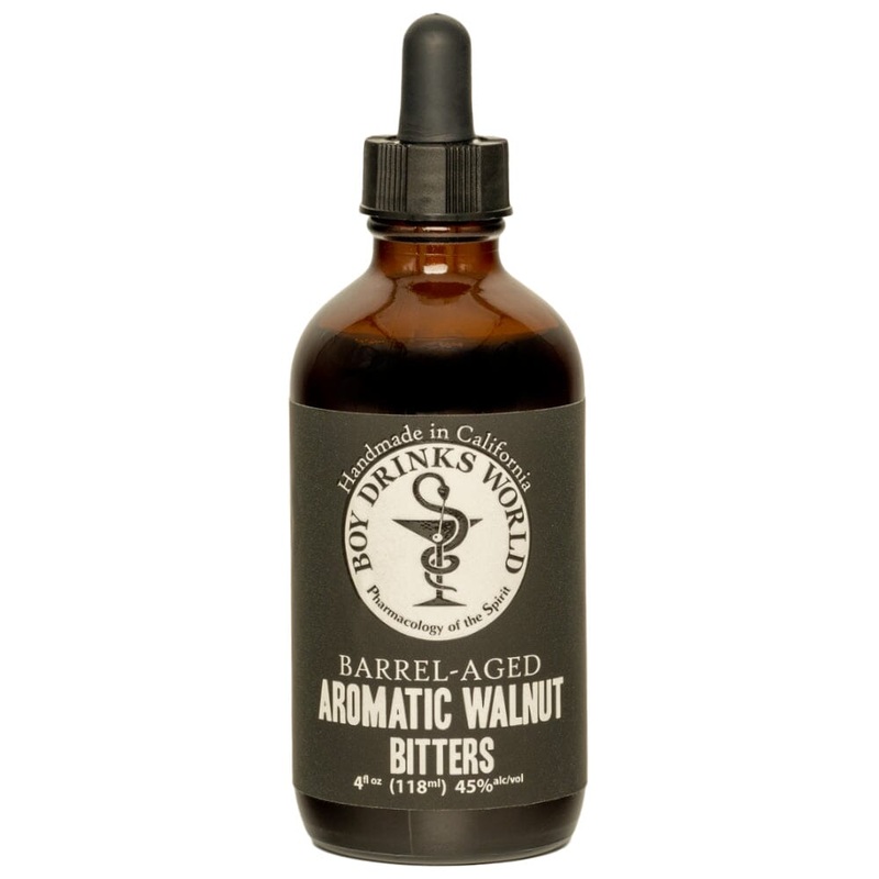 Boy Drinks World Barrel-Aged Aromatic Walnut Bitters 4oz