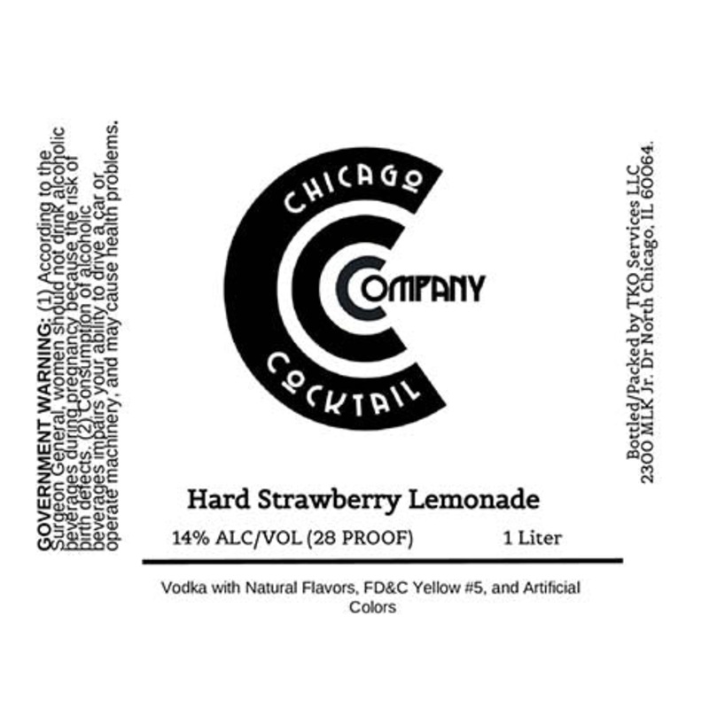 Chicago Cocktail Company Hard Strawberry Lemonade 1L BTL