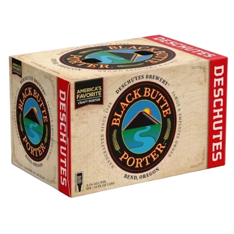 DESCHUTES BLACK BUTTE PORTER 355ML 6PK CAN @ Red Deer [1008289] 2130 ml