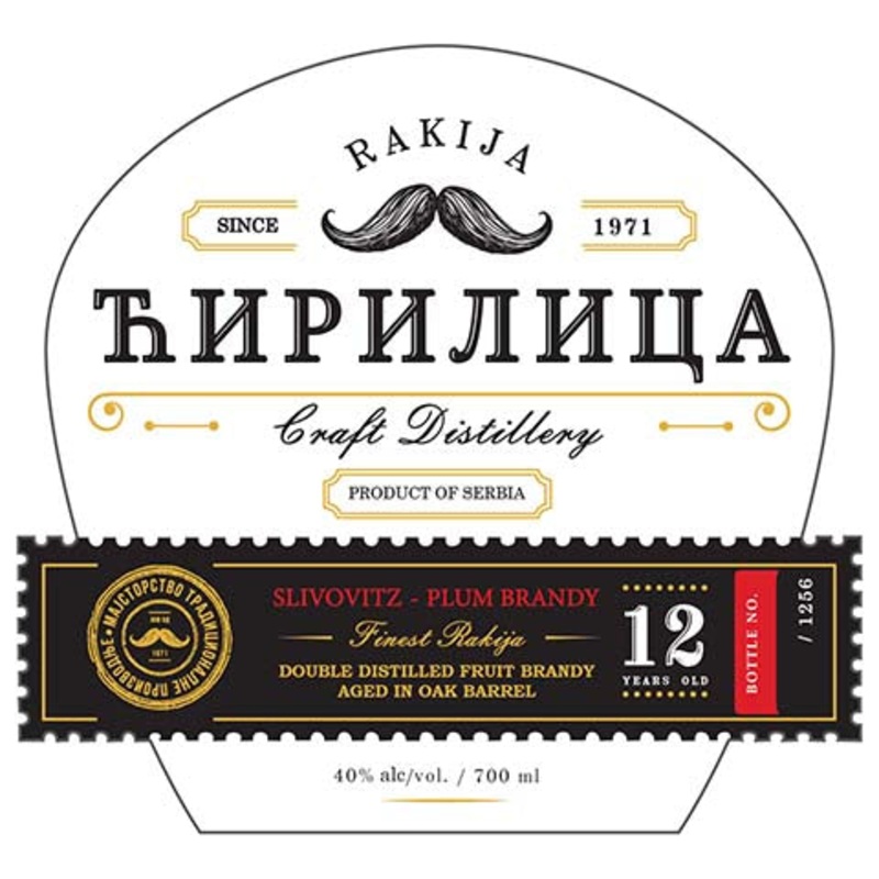 Destilerija Ranovac Cirilica 12 Years Old 700ML BTL