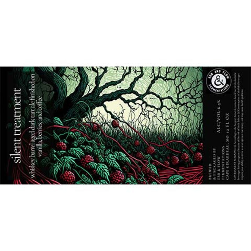 Ebb & Flow Silent Treatment Dark Tart Ale 12OZ SINGLE CAN