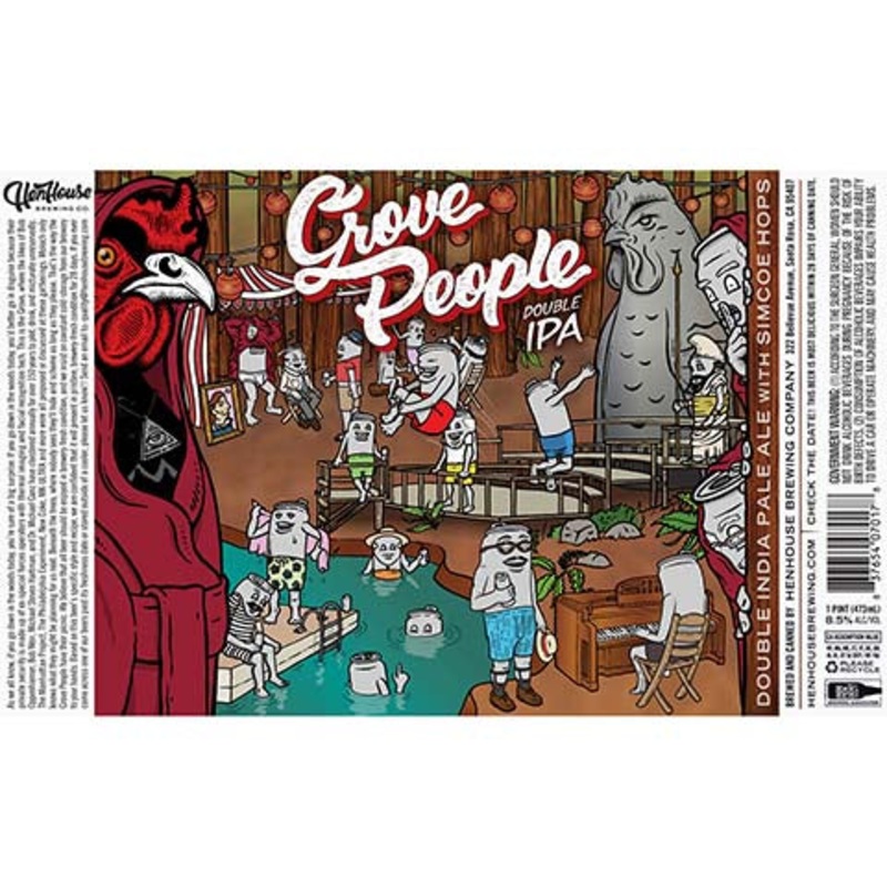 HenHouse Grove People DIPA 16OZ SINGLE CAN