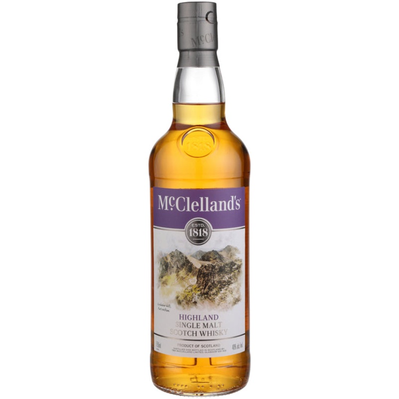 MCCLELLAND'S SINGLE MALT SCOTCH HIGHLAND 80 750ML 750ML