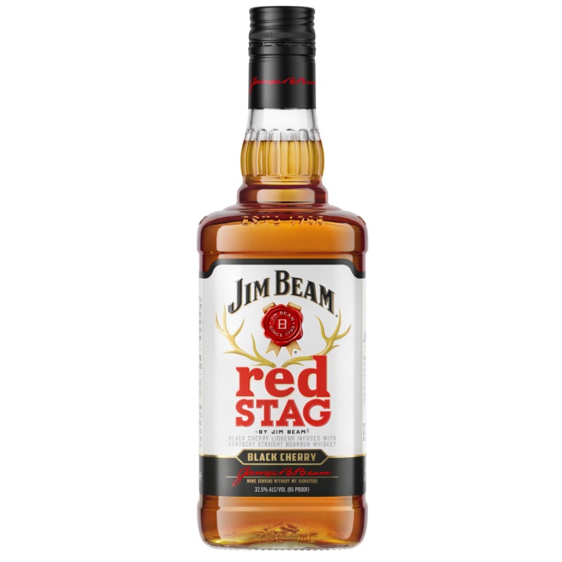 RED STAG BLACK CHERRY INFUSED STRAIGHT BOURBON 65 750ML 750ML