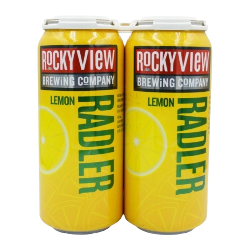 ROCKY VIEW LEMON RADLER 473ML 4PK CAN @ Windermere [1042517] 1892 ml