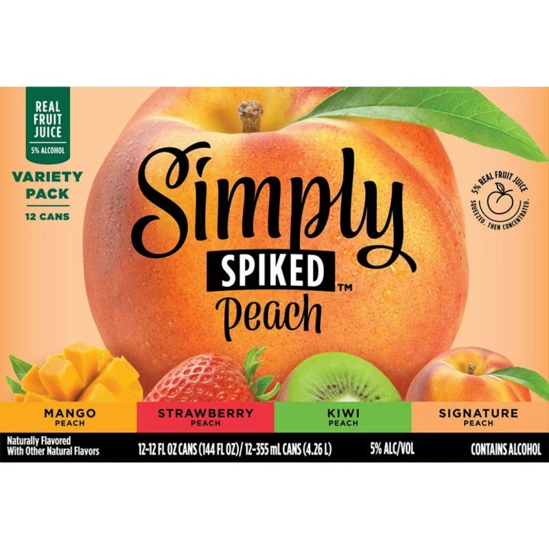 Simply Spiked Peach Variety 12pk Cans