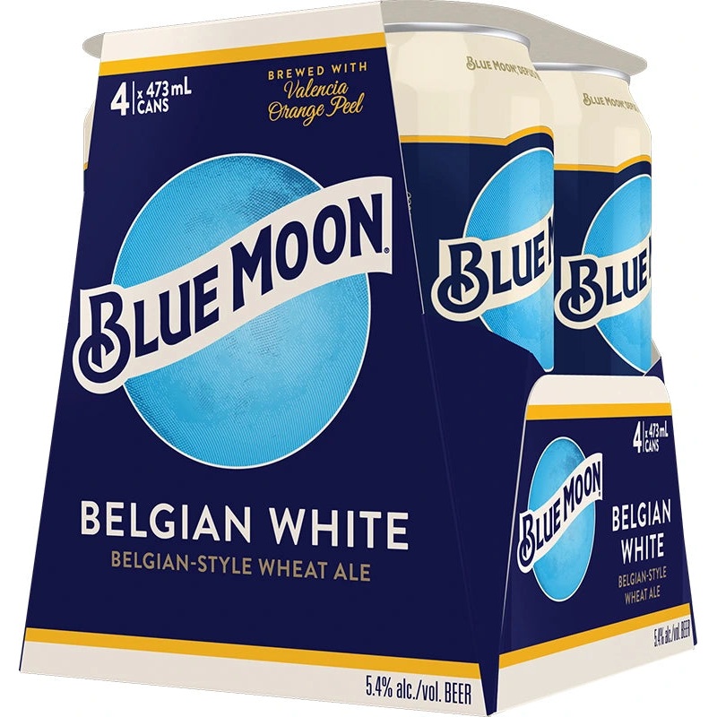 BLUE MOON WHEAT ALE 473ML 4PK CAN @ Kelowna [1009840] 1892 ml