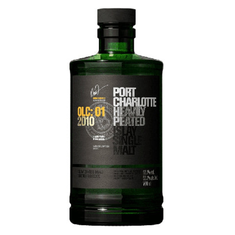 Bruichladdich Port Charlotte OLC: 01 2010 Heavily Peated Islay Single Malt Scotch Whisky 700ML BTL