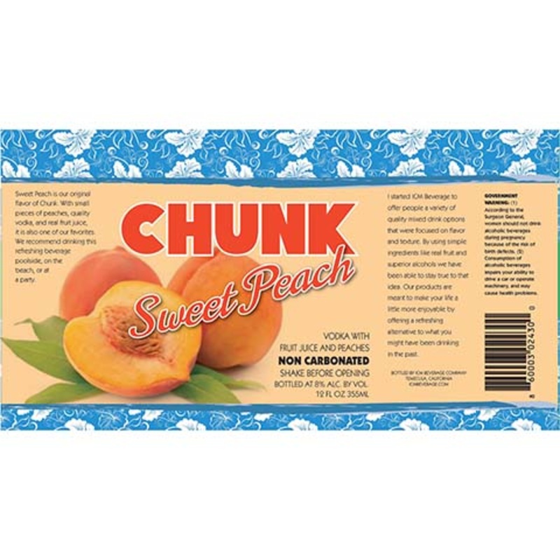 Chunk Sweet Peach 12OZ SINGLE CAN