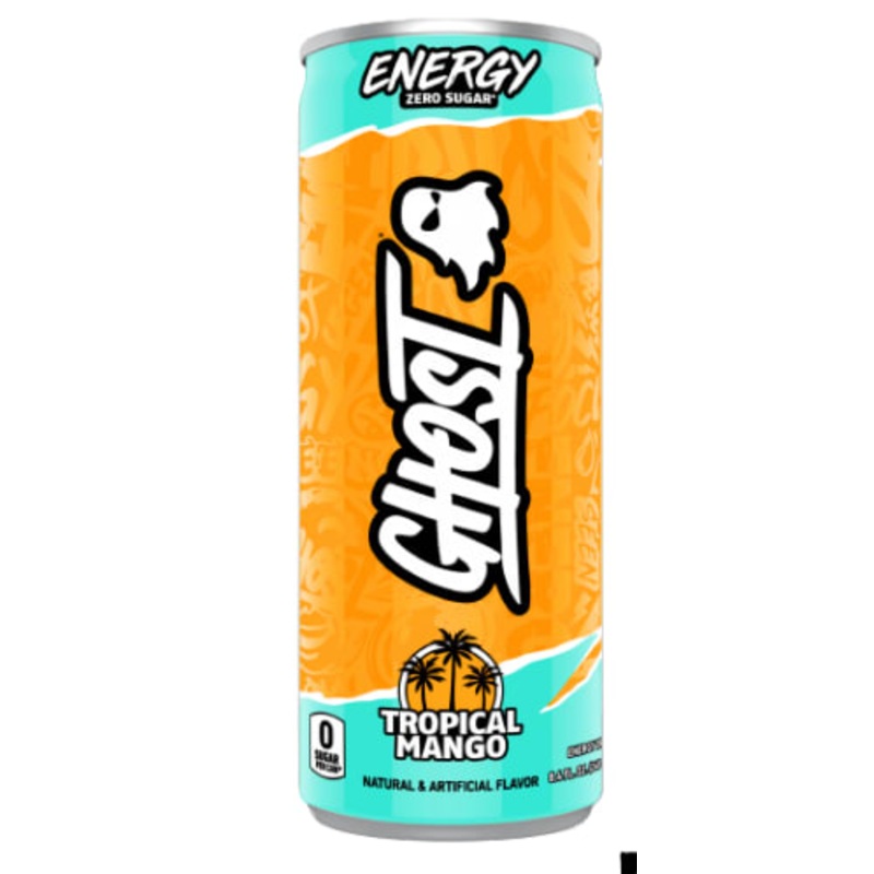 Ghost Tropical Mango 24 Pack (8.4 oz Cans)
