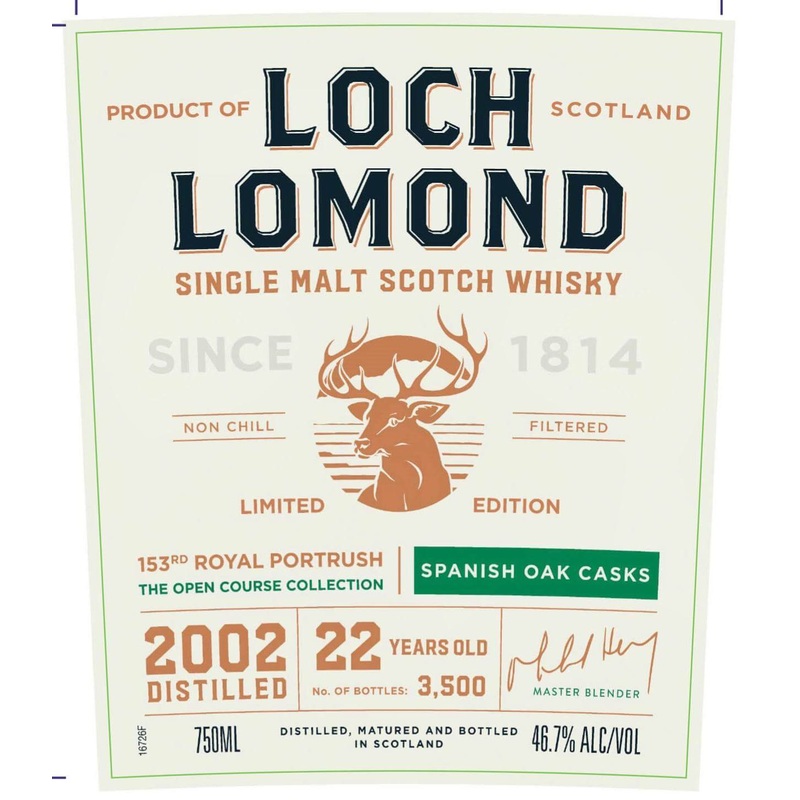 Loch Lomond 22-Year-Old Single Malt Scotch Whisky The Open Course Collection