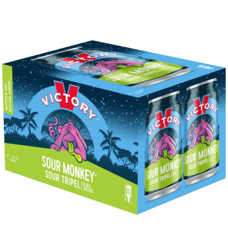 Victory Brewing Monkey Sour Tripel Beer 6pk 12 fl oz Cans