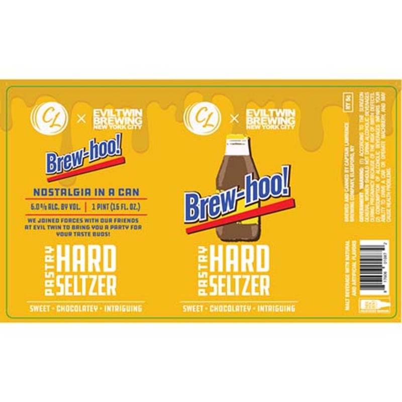 Captain Lawrence / Evil Twin Brew-hoo! Pastry Hard Seltzer 16OZ SINGLE CAN