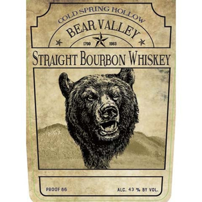Cold Spring Hollow Bear Valley Straight Bourbon Whiskey 750ML BTL