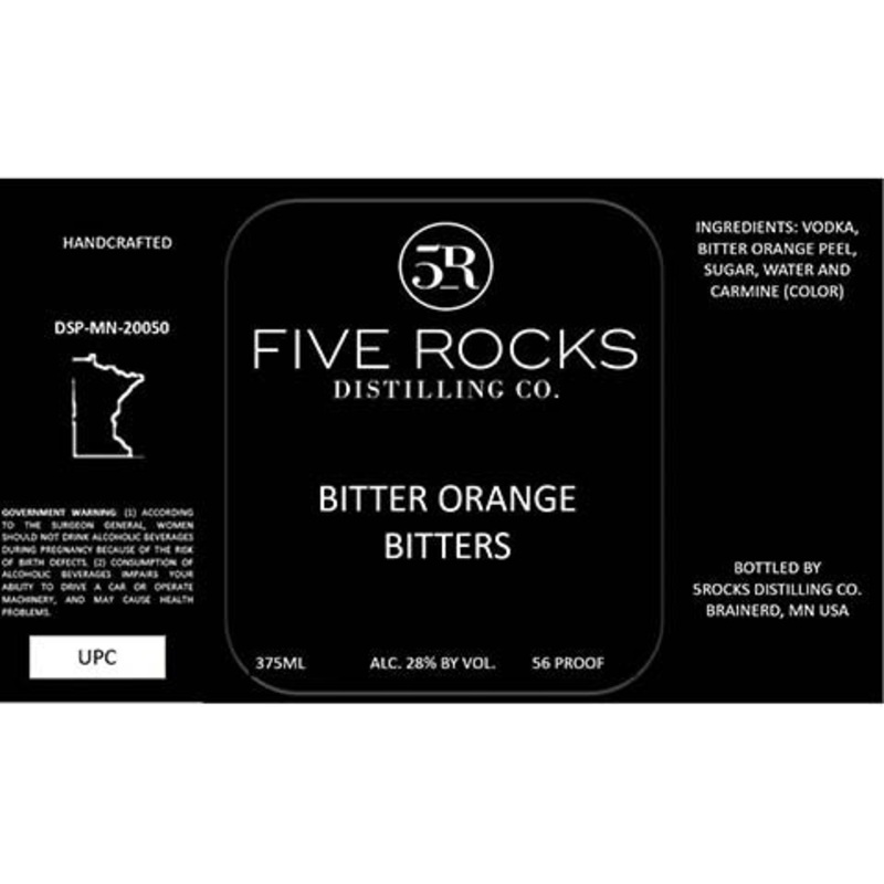 Five Rocks Bitter Orange Bitters 375ML BTL