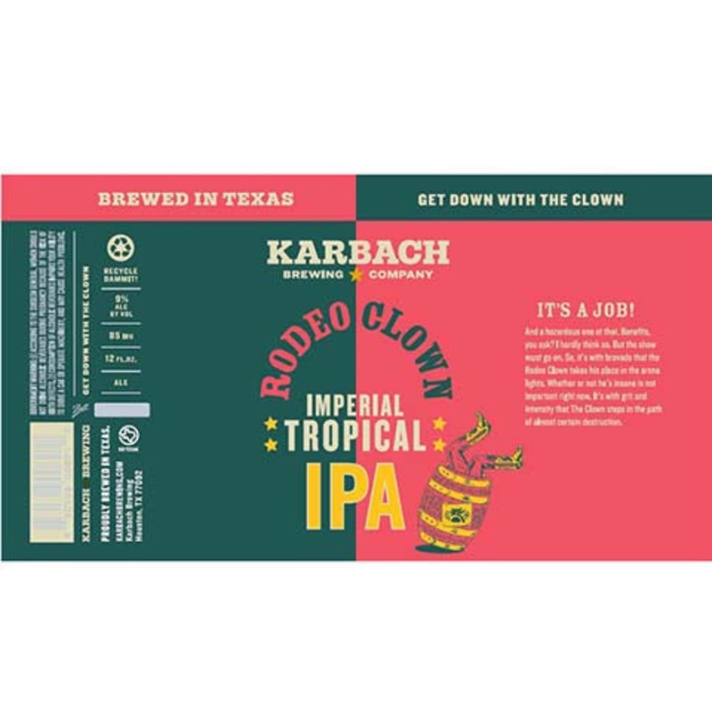 Karbach Rodeo Clown Imperial Tropical IPA 12OZ SINGLE CAN