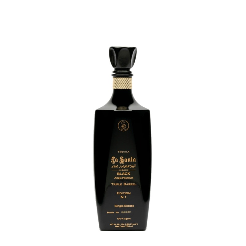 La Santa Black Triple Barrel Aejo Tequila Edition No.1 Single Estate 750mL