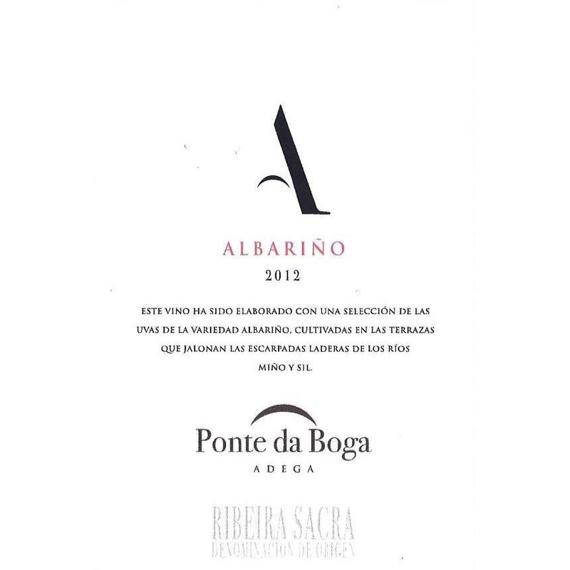 PONTE DE BOGA A. ALBARINO COSECHA 2021 750 mL
